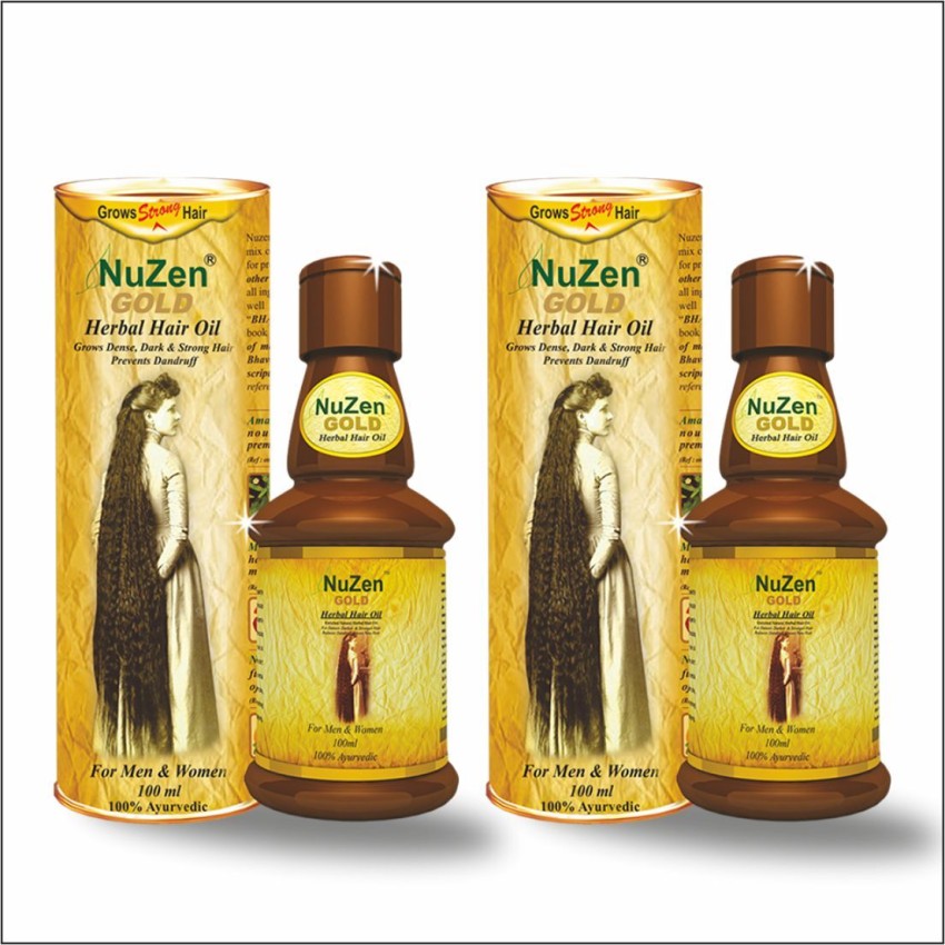 How to hair growth oil India best Nuzen gold hair oil  natural beauty  Salma  YouTube