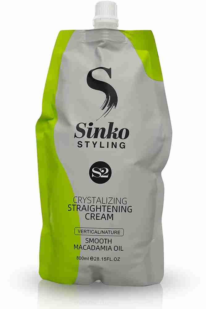 SINKO STYLING Crystallizing Hair Straightening Smoothening Cream With Smooth Macadamia Oil S2 Hair Cream Price in India Buy SINKO STYLING Crystallizing Hair Straightening Smoothening Cream With Smooth...