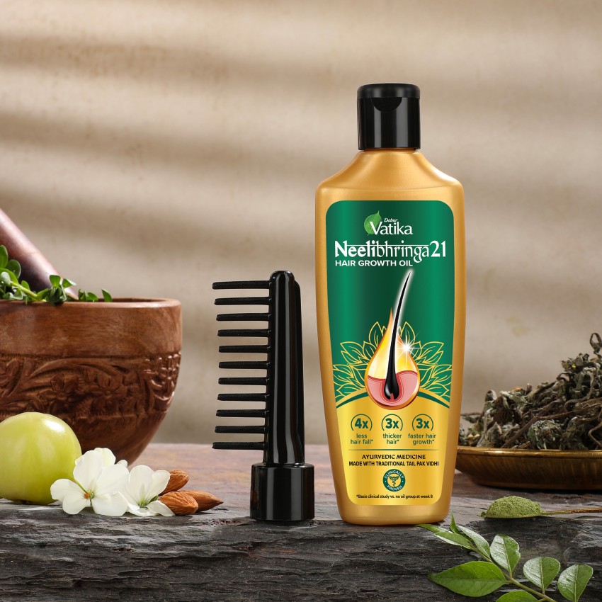 Dabur Vatika Neelibhringa 21 Hair Oil - Price in India, Buy Dabur Vatika  Neelibhringa 21 Hair Oil Online In India, Reviews, Ratings & Features