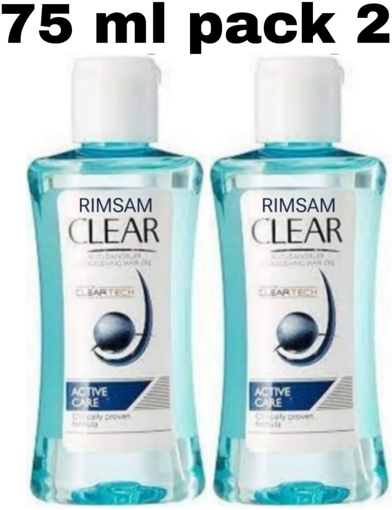 Clear hair deals oil