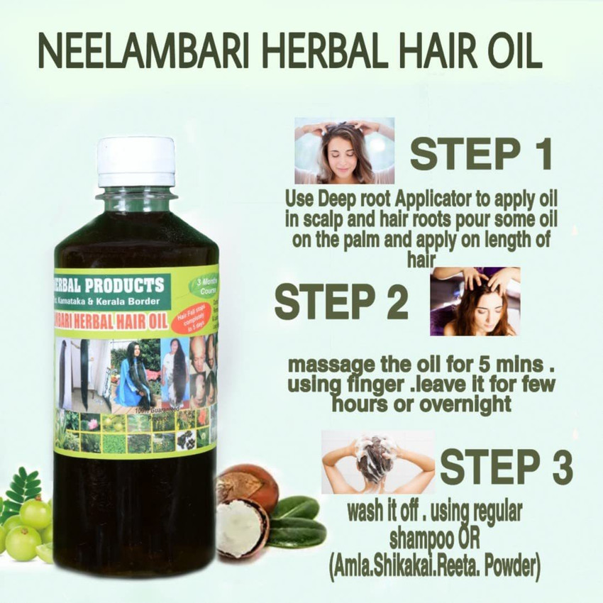 Adivasi Neelambari Herbal hair oil for hair Regrowth 250 ml Hair