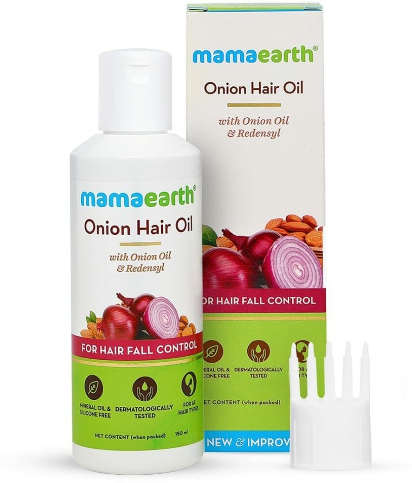 Mamaearth Onion Hair Oil For Hair Regrowth and Hair Fall Control 250ml