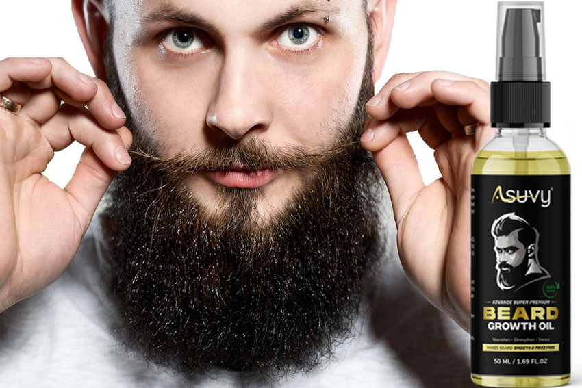 ASUVY Beard Oil for Growing Beard Faster 100 Natural Best Beard
