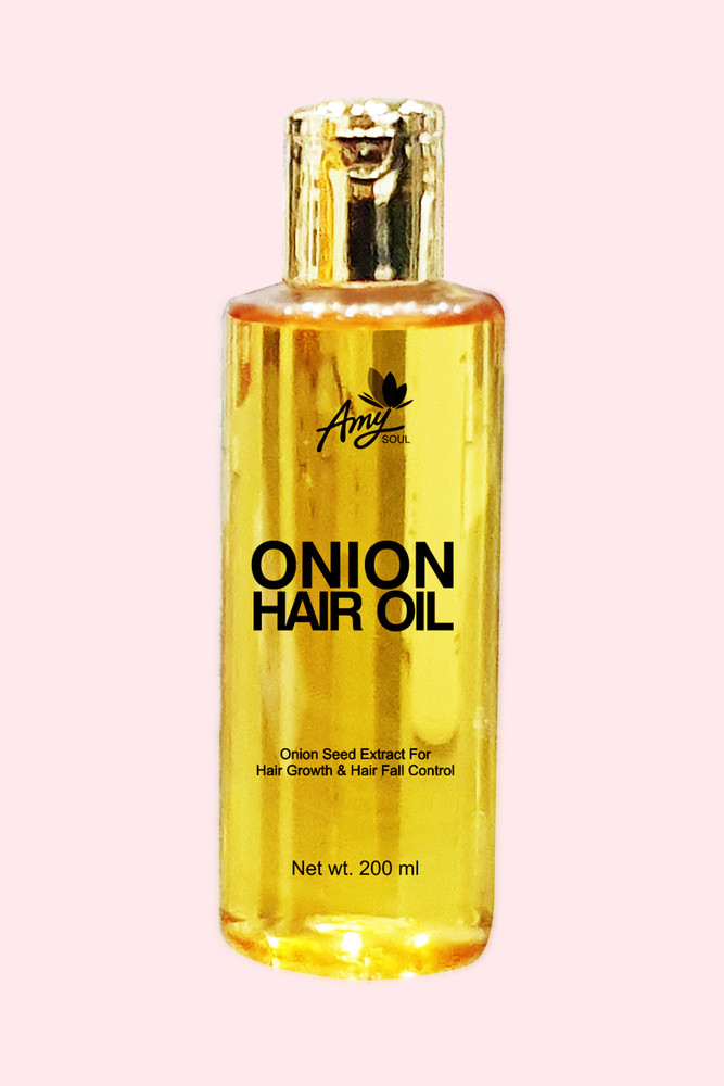 AmySoul nion Hair Oil for Hair Fall Control Helps Promote Hair