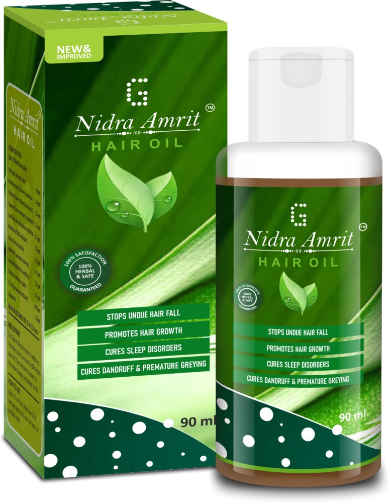 Buy Global Pharma Ayurvedic Nidra Amrit Anti Hair Fall Hair Oil Set Of  2180 Ml Online at Low Prices in India  Amazonin