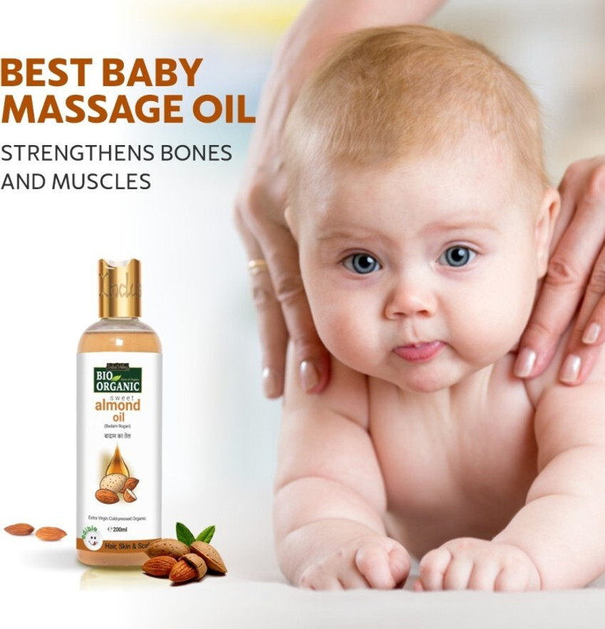 Organic sweet almond oil for babies clearance