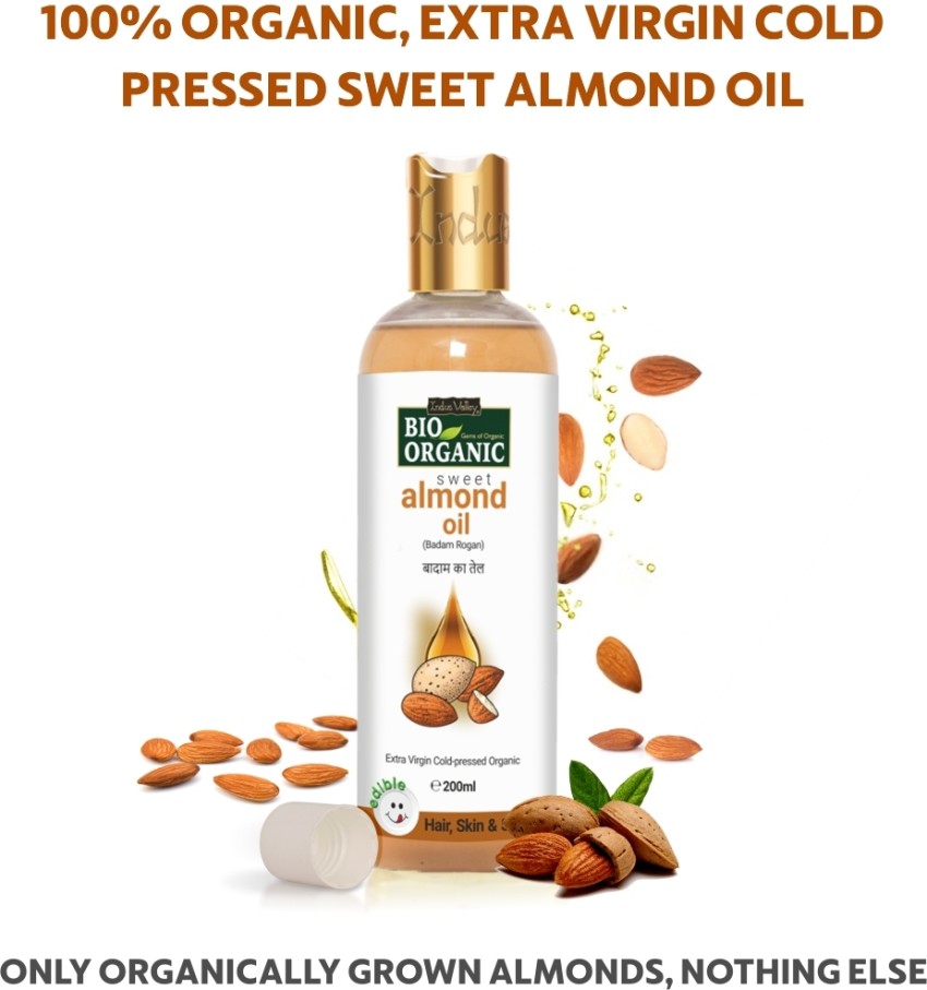 Buy Sweet Almond Oil Extra Virgin Cold Pressed 100 Pure Online  Buddha  Natural