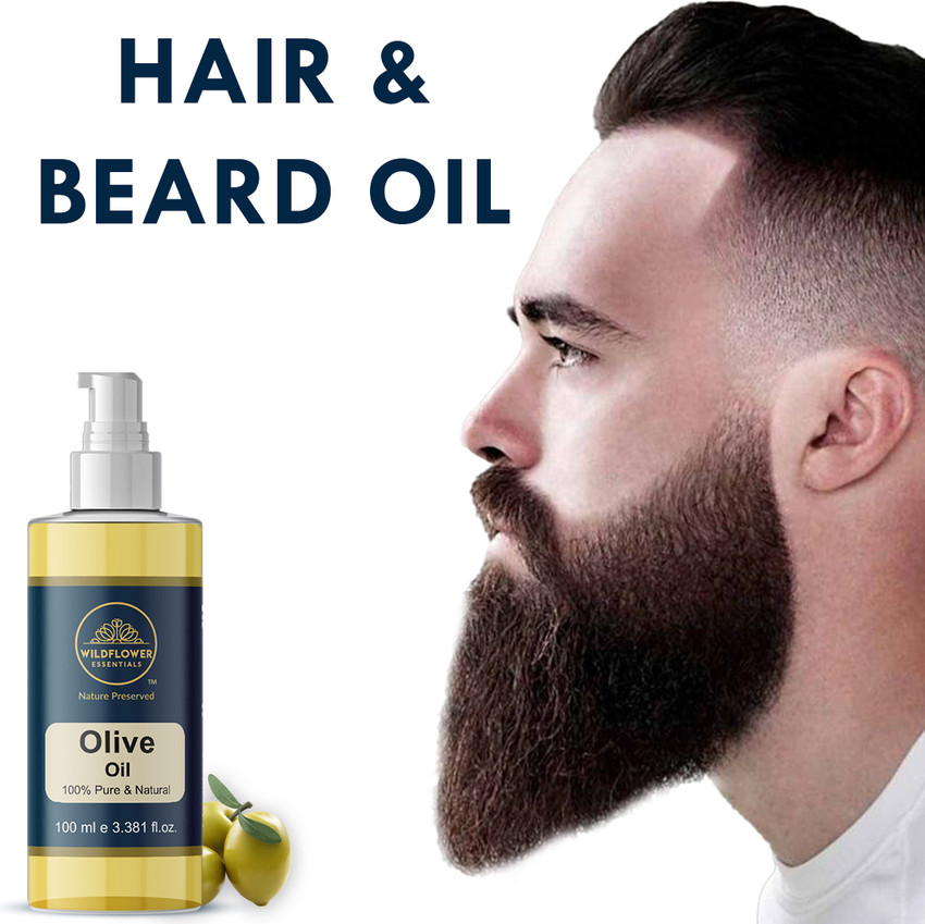 Olive oil outlet for beard