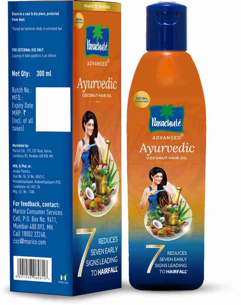 Parachute hair outlet oil ayurvedic