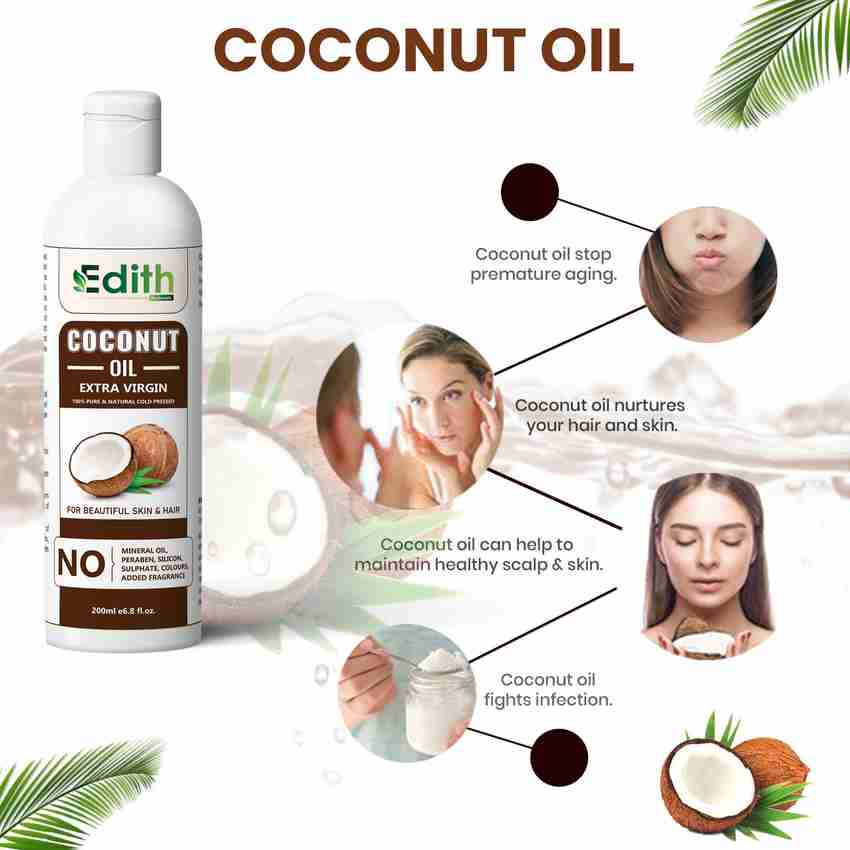 Edith COCONUT Tonic Oil for Chemical Heat Smoothening Straightening Damage Repair. Hair Oil Price in India Buy Edith COCONUT Tonic Oil for Chemical Heat Smoothening Straightening Damage Repair. Hair O...