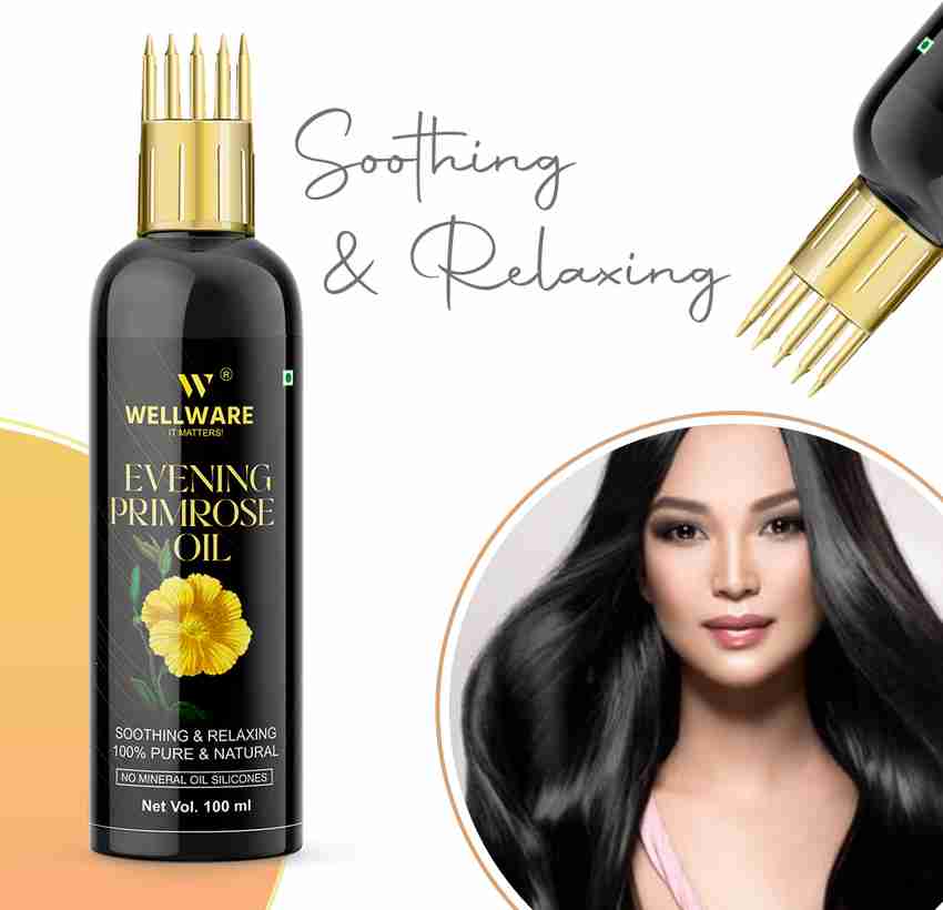 WELLWARE Premium Evening Primrose Herbal Hair Oil Non Sticky For Strong and Shiny Hair Hair Oil Price in India Buy WELLWARE Premium Evening Primrose Herbal Hair Oil Non Sticky For Strong and Shiny