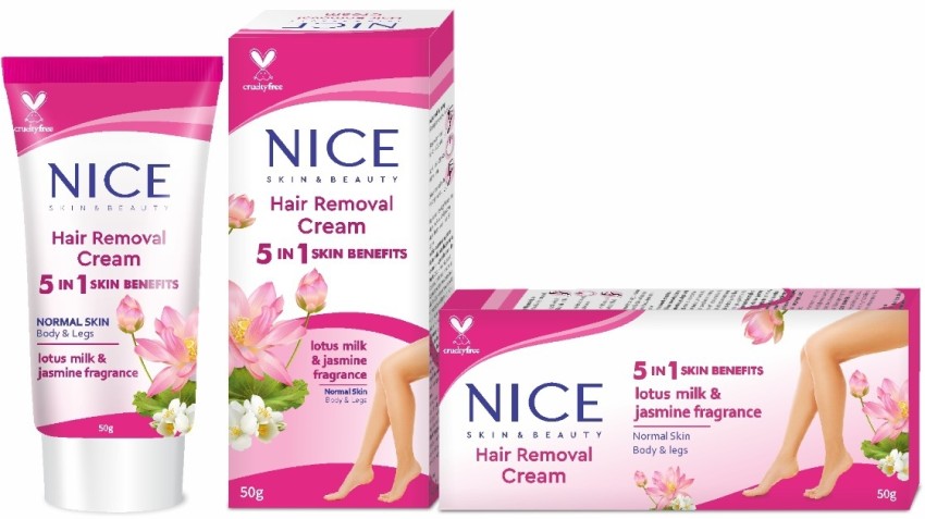 NICE HAIR REMOVAL CREAM 7 IN 1 SKIN BENEFITS PACK OF 2 Cream