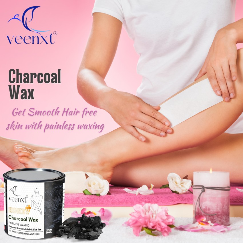 VEENXT Chocolate and Charcoal Wax Hair Removal Combo