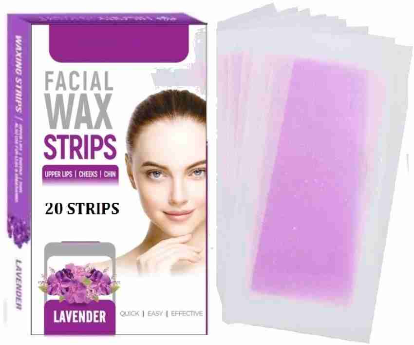 YAWI BEST PROFESSIONAL USE FACIAL WAX STRIPS LAVENDER FRESHA