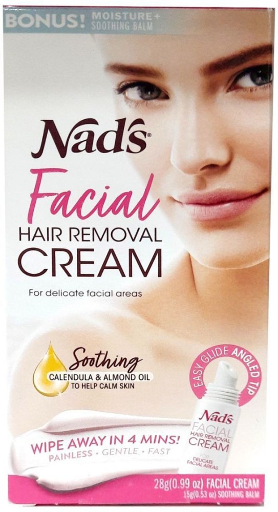 NAD's Facial Hair Removal Cream 0.99 oz : : Beauty & Personal Care