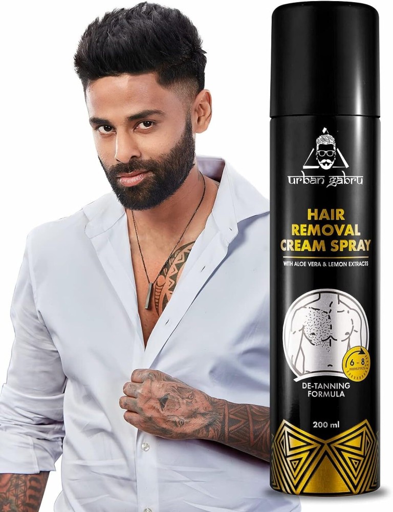 Urbangabru Hair Removal Cream Spray (200 ML) + Hair Volumizing Powder Wax  (10 Gram) - Men's Kit : Amazon.in: Beauty