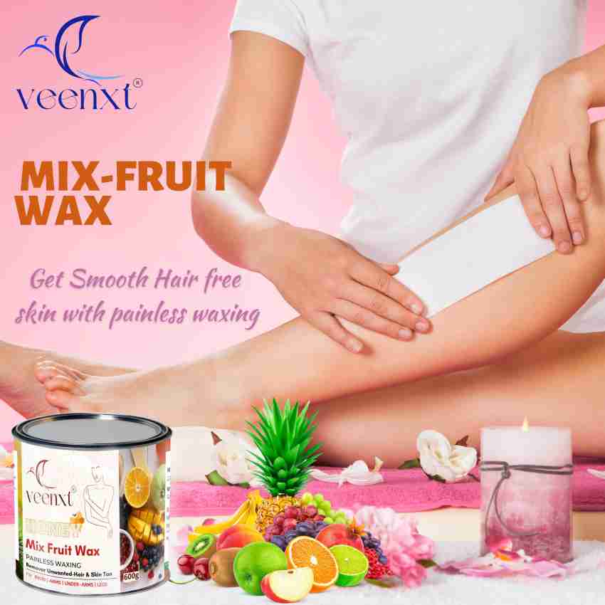 VEENXT Mix Fruit Wax for Smooth Hair Removal Removes Tan Dead