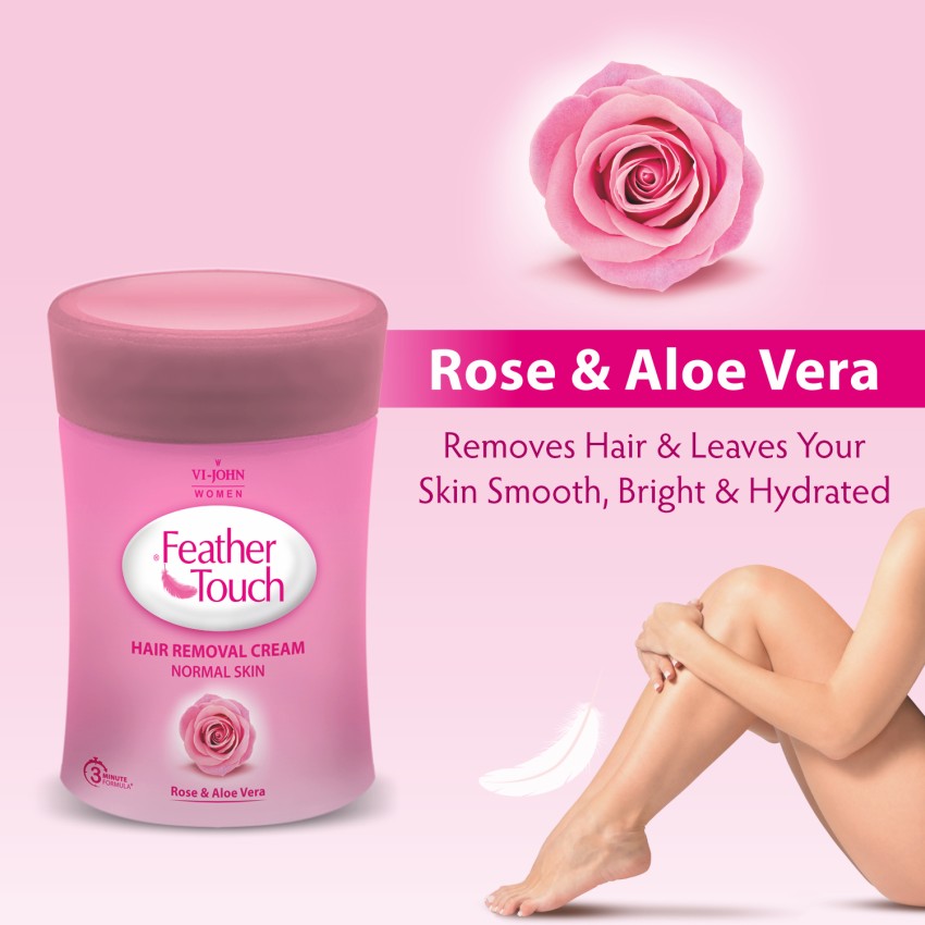 VIJOHN FEATHER TOUCH Rose Hair Removal for Salonlike Finish No Ammonia  Smell Cream Price in India Full Specifications  Offers  DTashioncom
