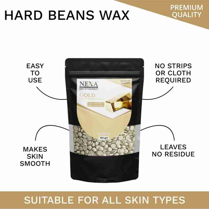 NEXA PROFESSIONAL Gold Hard Wax Beans Premium Painless Hair Removal Wax  Beads Full Body Wax - Price in India, Buy NEXA PROFESSIONAL Gold Hard Wax  Beans Premium Painless Hair Removal Wax Beads