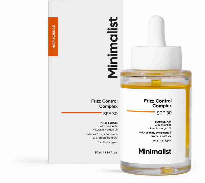 Minimalist Frizz Control Complex SPF 30 Hair Serum - Price in 