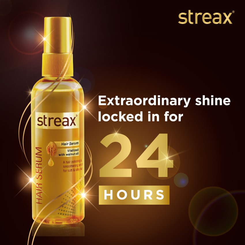 Buy Streax Hair Serum with Walnut Oil (45 ml) Pack of 3 Online at Low  Prices in India - Amazon.in