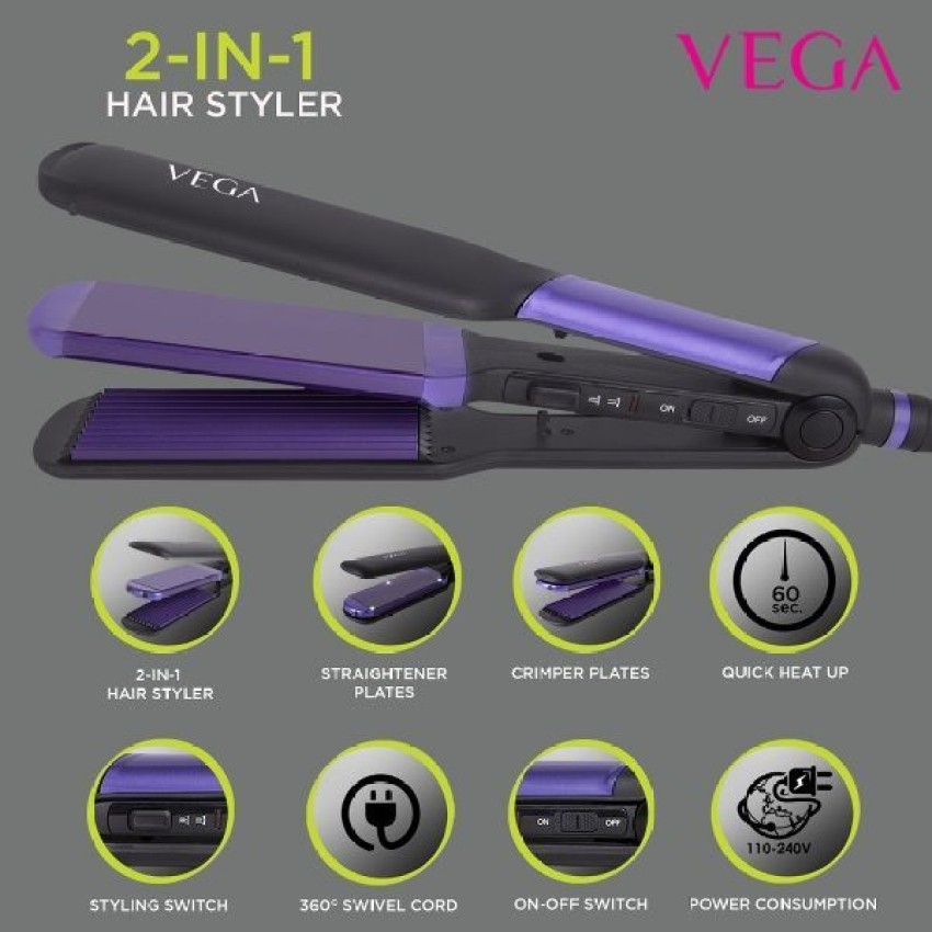 Buy VEGA Unisex Adore Flat Hair Straightener  Shoppers Stop