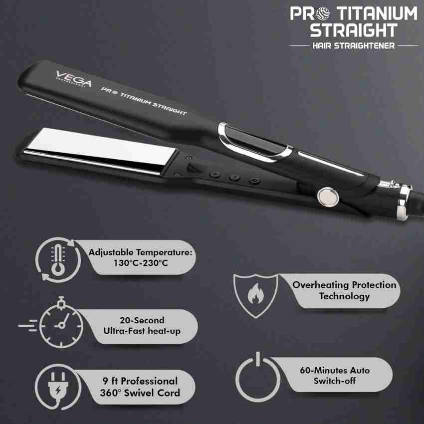 Vega professional hair clearance straightener