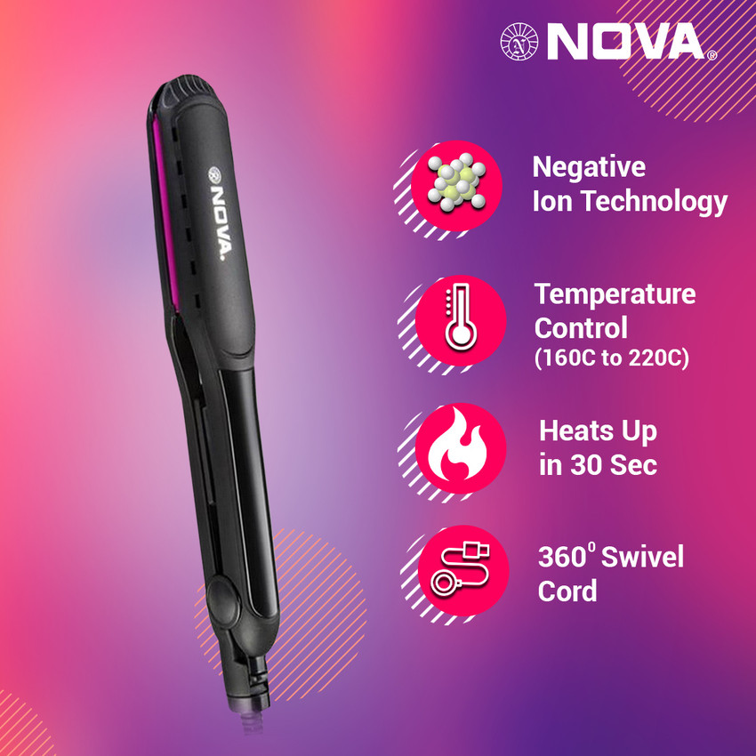 NOVA Temperature Control Professional NHS 9OO Hair Straightener NOVA Flipkart