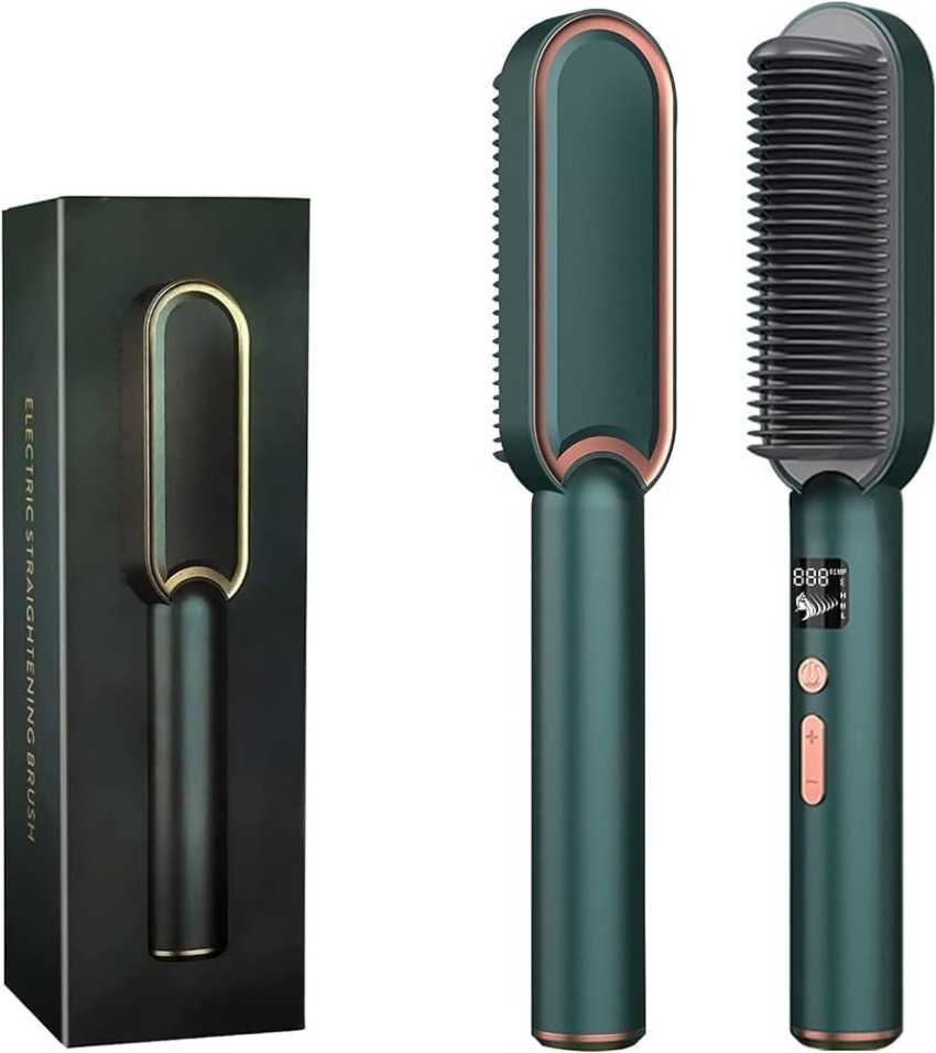 Bypass HAIR STRAIGHTENER COMB STRAIGHTENER COMB BF20333 Hair Straightener Brush Bypass Flipkart