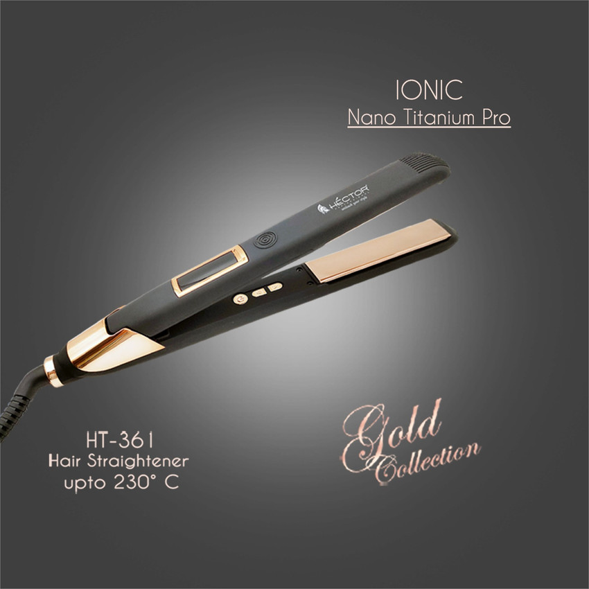 Hector Professional Ionic Nano Titanium Hair Straightener Hector Professional Flipkart