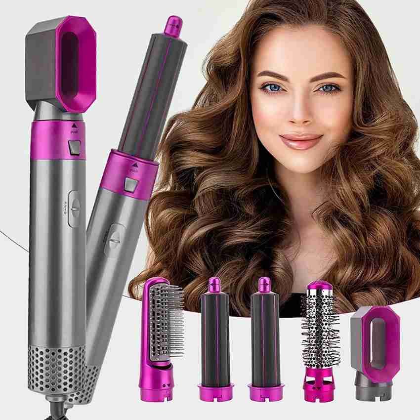 Hair roller best sale and straightener machine