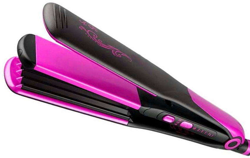 Ladies hair straightener shop machine