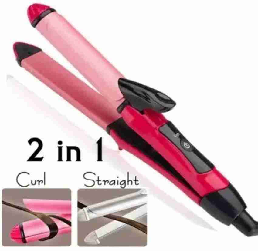 INIV 2 in 1 Hair Straightener and curler TWO IN ONE HAIR CURLER AND STRAIGHTENER FOR WOMEN WITH CERAMIC PLATE Hair Styler INIV Flipkart