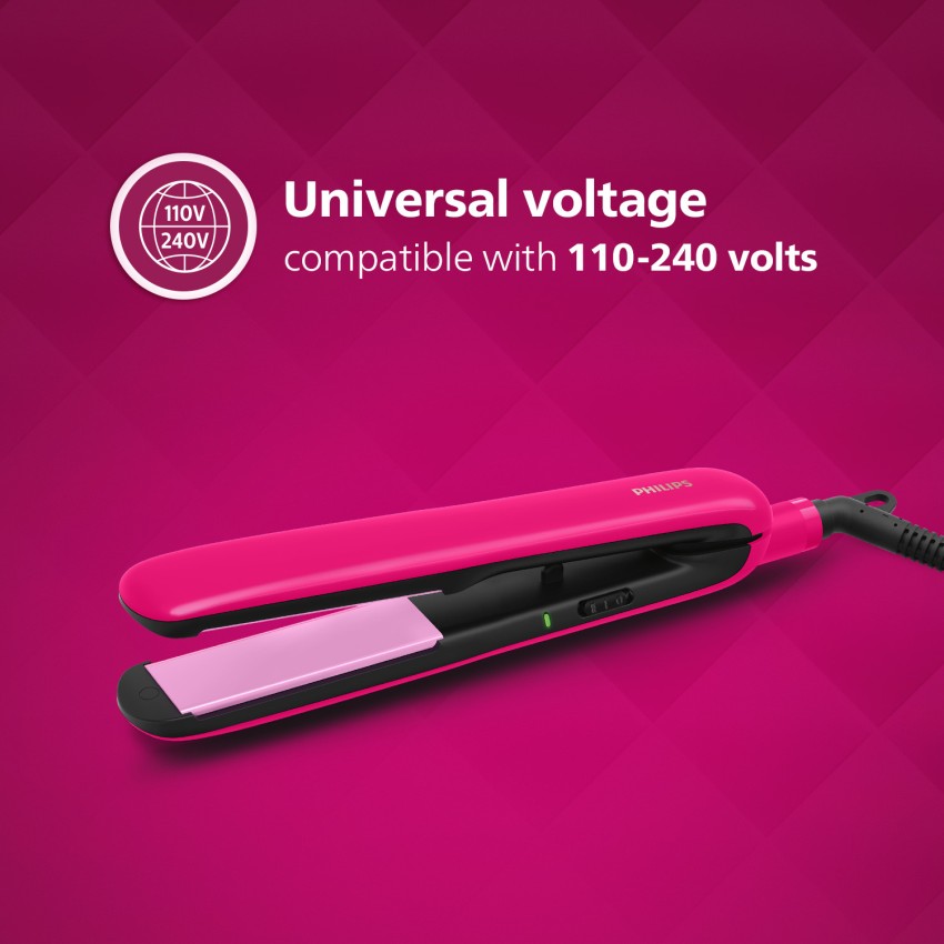 Philips hair straightener outlet voltage