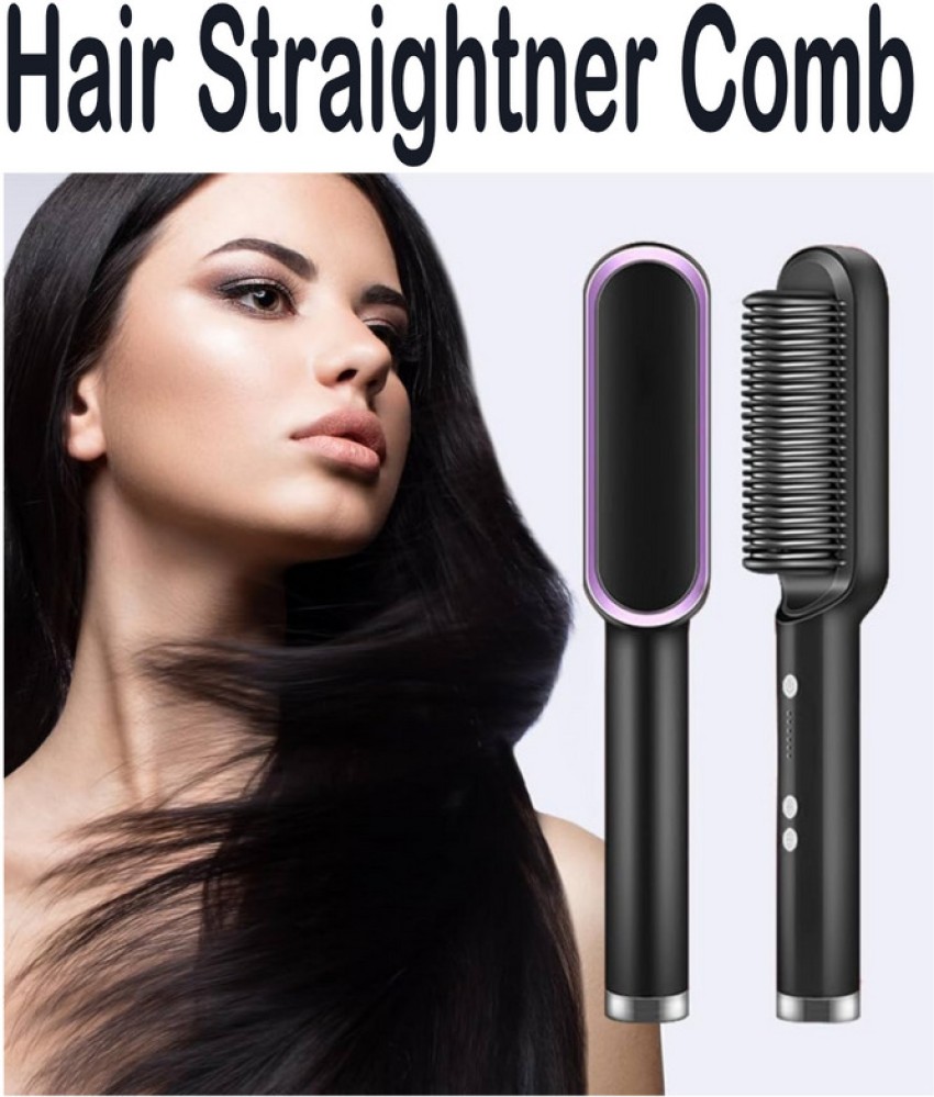 Hair straightening brush clearance flipkart