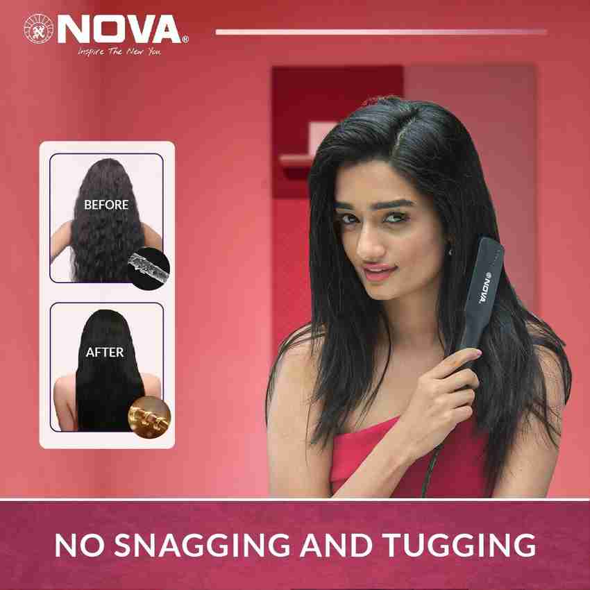 NOVA Temperature Control Professional NHS 860 Hair Straightener NOVA Flipkart