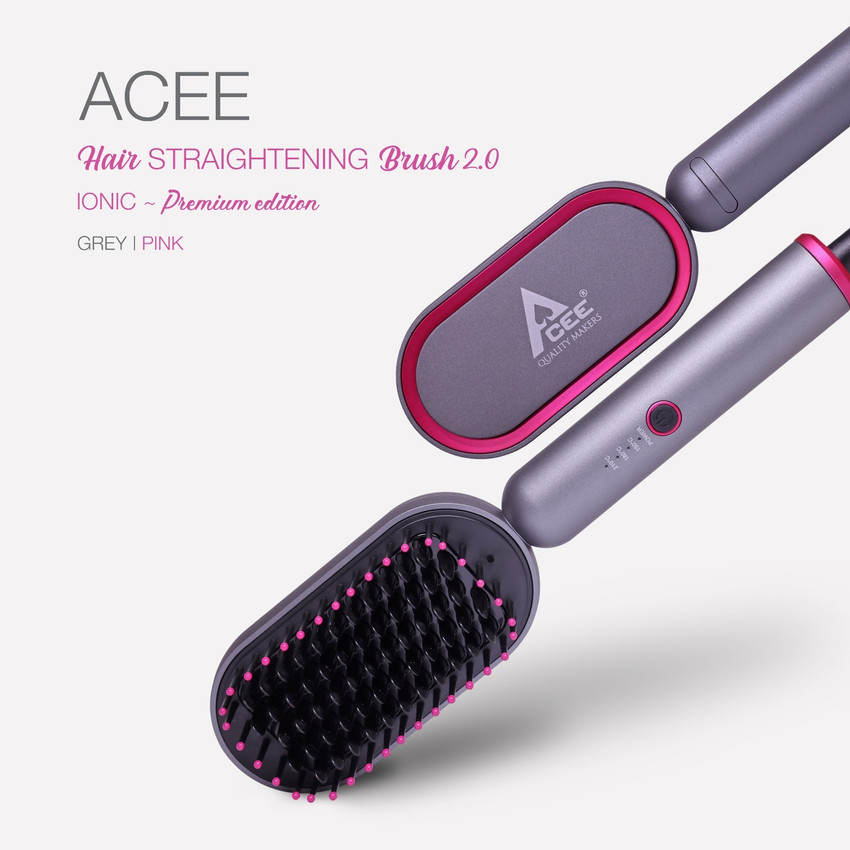 Ionic heated straightener brush neo sale