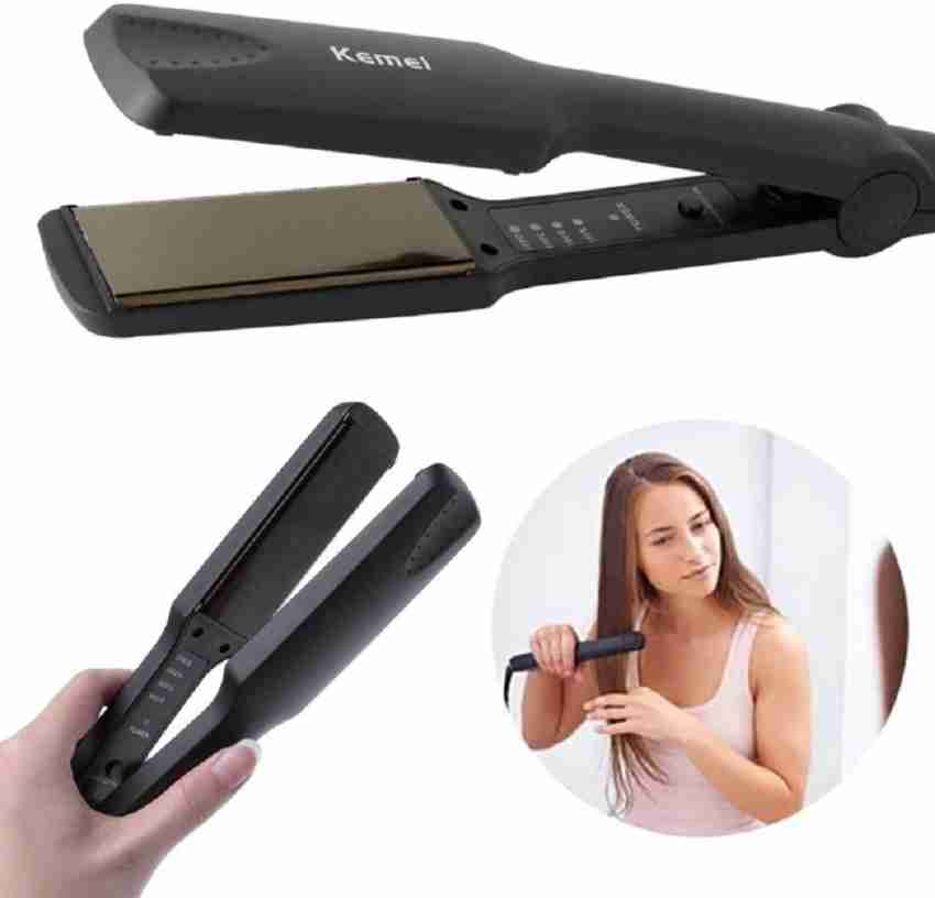 Kemei KM 329 Temperature Control KM 329 Temperature Hair Straightener Kemei Flipkart