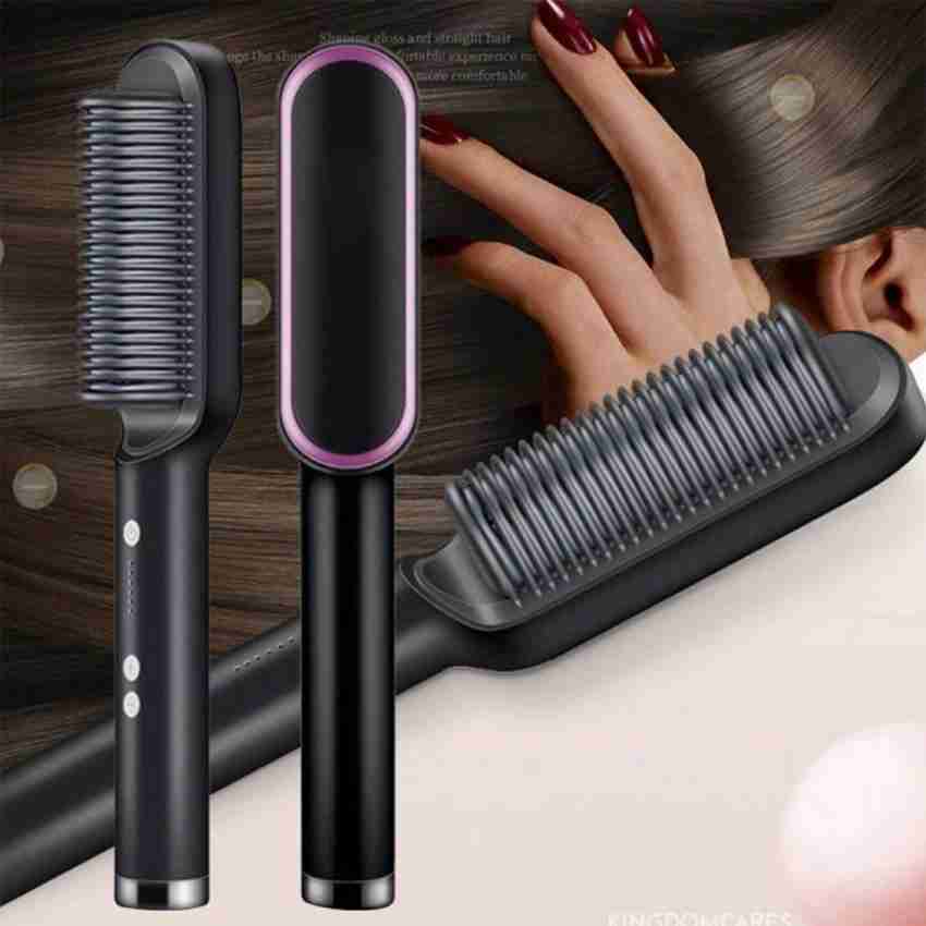 Kingdomcares hair straightener brush best sale