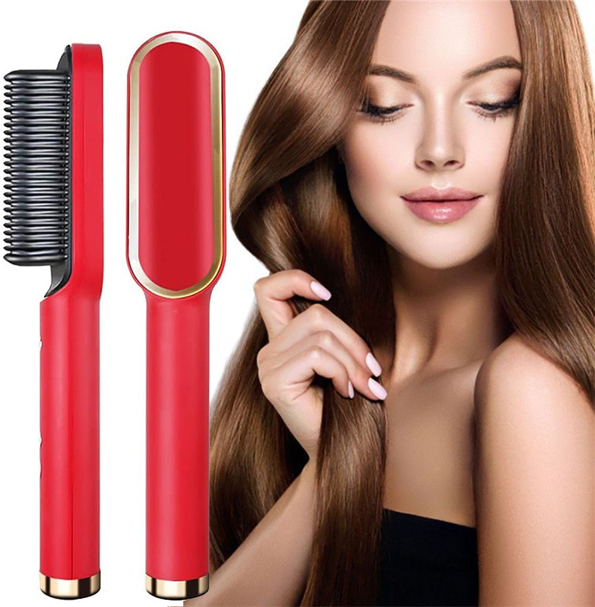 Decent Hair Straightener for Women Men Hair Styler 5 Temperature Control Smoothing Electric Hair Straightener Brush Straight Hair Straightener Hair Straightener Decent Flipkart