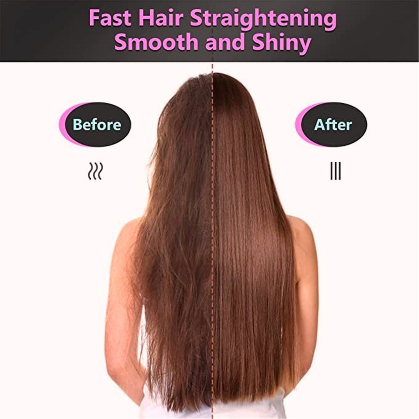 ASHVI CITY Straightener machine Brush Hair Straightener Comb for