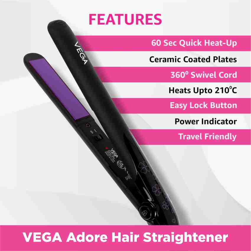 Vega hair shop straightener cost