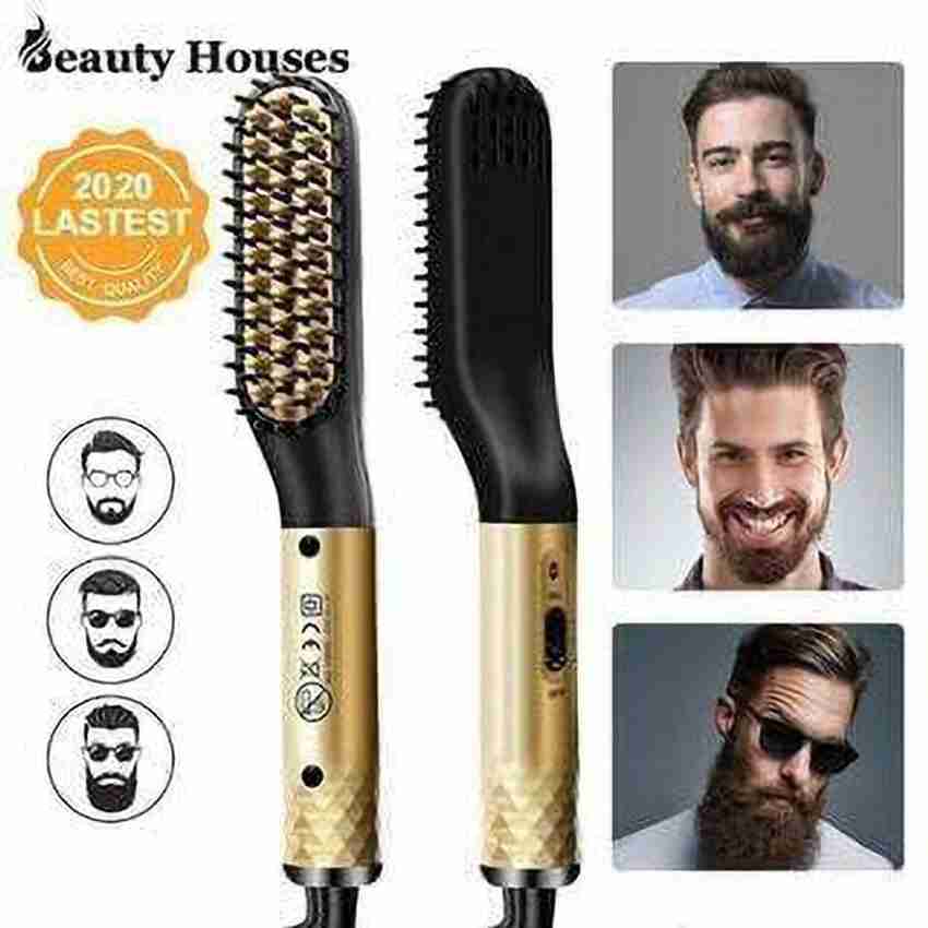 Straightener brush top for men