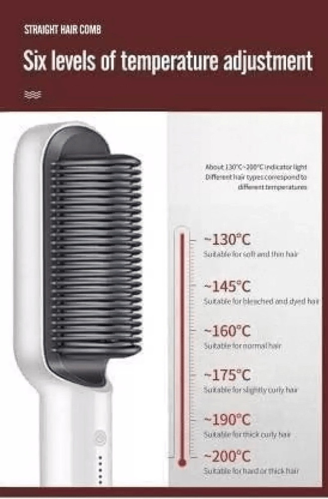 Electra hair straightening brush top