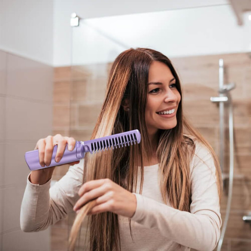Heated hair comb best sale