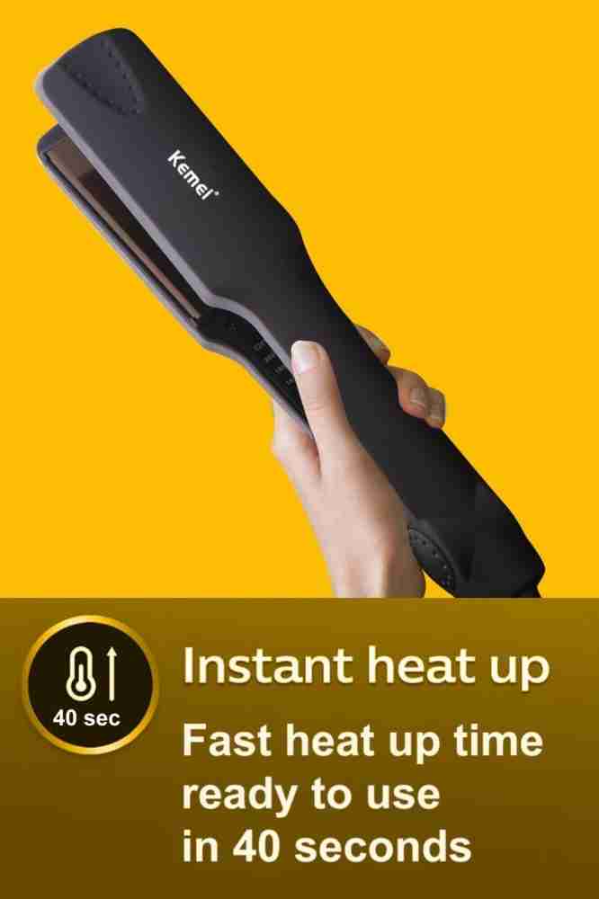 Kemei KM 329 Temperature Control KM 329 Hair Straightener Kemei Flipkart