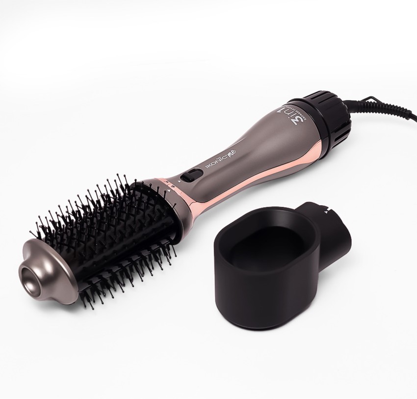IKONIC 240 Watts Hot Brush  Hair Straightener Black  Amazonin Beauty
