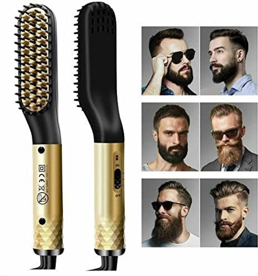 Mens hair top straightening comb