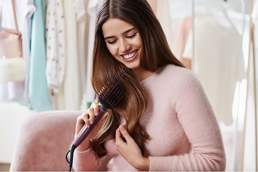 Hair straightener brush philips flipkart store