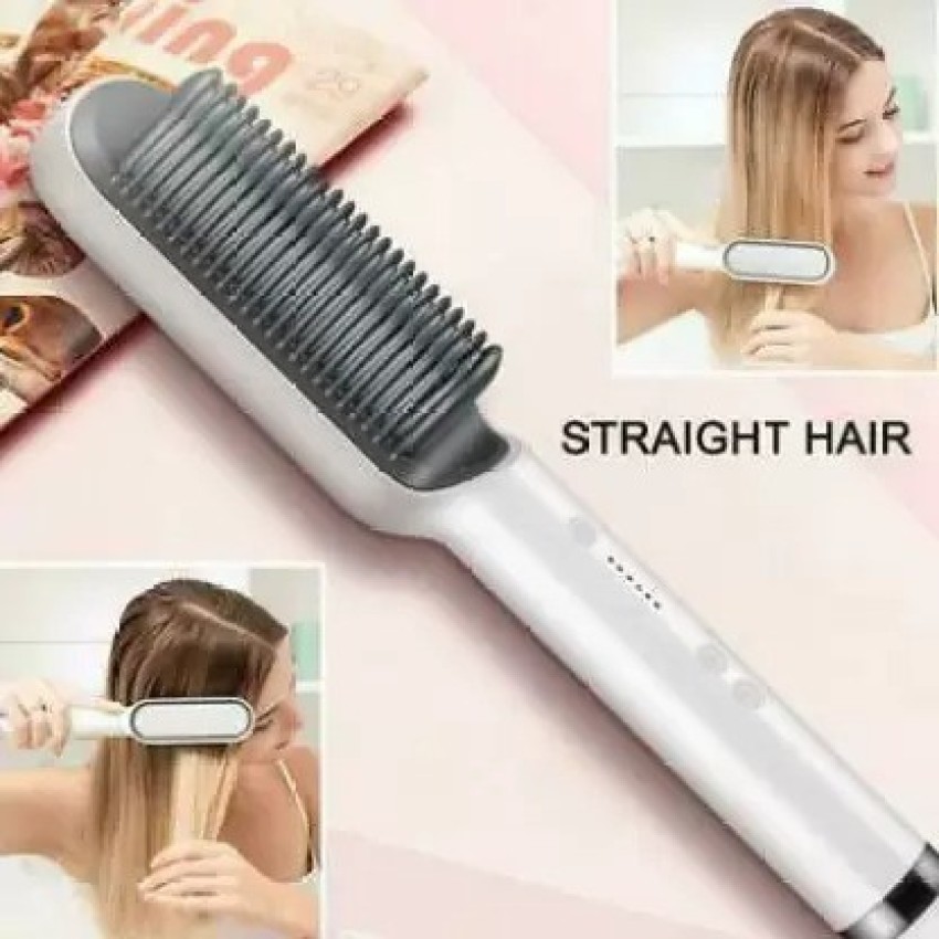 NEW Hair Straightener Men Beard Comb Tourmaline Ceramic